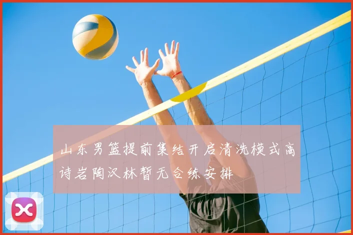 山东男篮提前集结开启清洗模式高诗岩陶汉林暂无合练安排