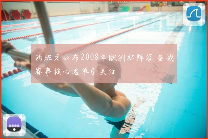 西班牙公布2008年欧洲杯阵容 备战赛事核心名单引关注